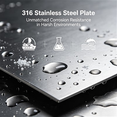 316 سٹینلیس سٹیل پلیٹ|ASTM A240 316 / 316L سٹینلیس سٹیل شیٹ سپلائر